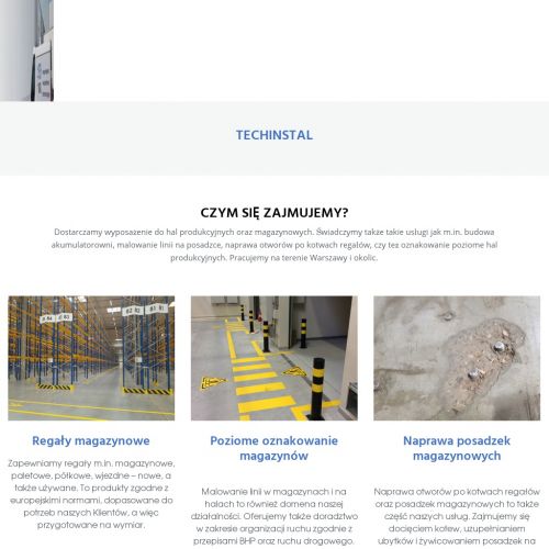 Warszawa - montaż regałów paletowych