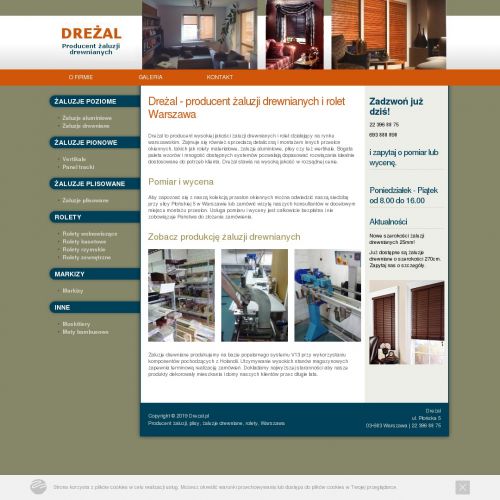 Rolety rzymskie w Warszawie