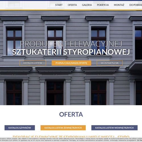 Łódź - listwy gzymsy kolumny styropianowe