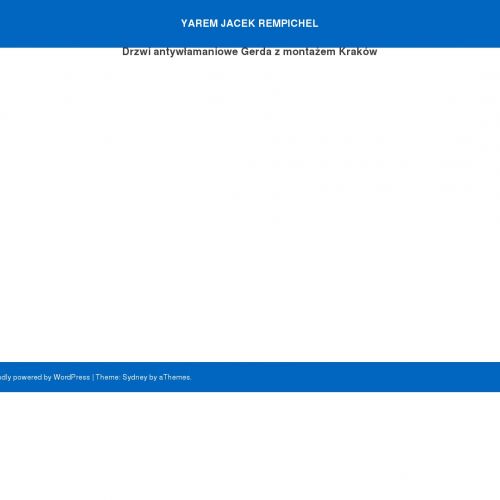 Drzwi antywłamaniowe gerda