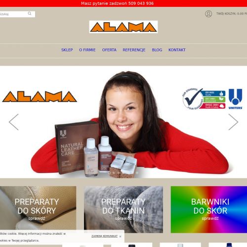 Farby barwniki do skór