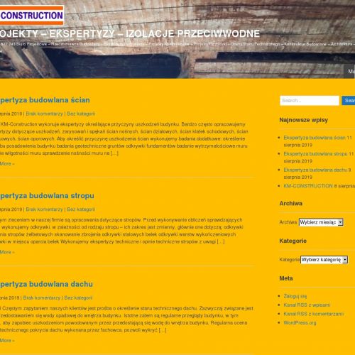 Biuro projektowe konstrukcyjne Warszawa