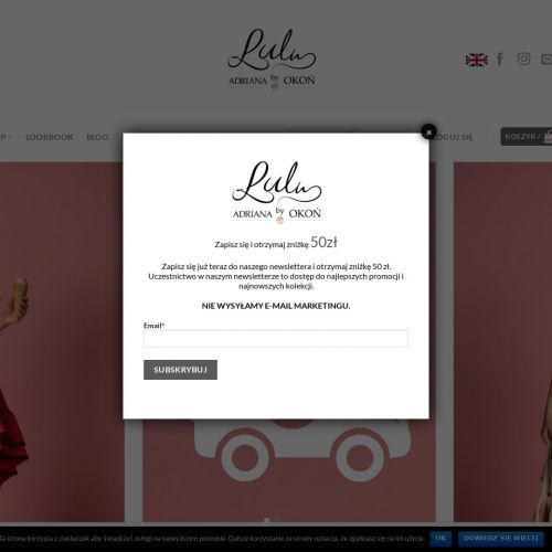 Długa sukienka koktajlowa