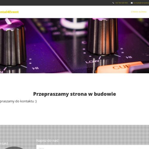 Oświetlenie na imprezy - Warszawa