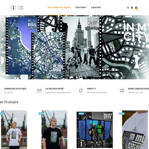 Gruby łańcuch na szyje damski