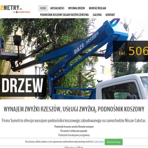 Rzeszów - wynajem podnośnika koszowego