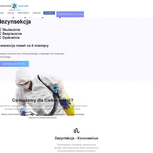 Konin - odkażanie pomieszczeń biurowych