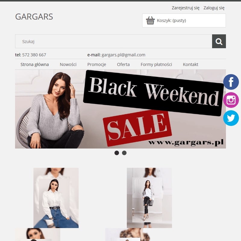 Butik internetowy dla kobiet