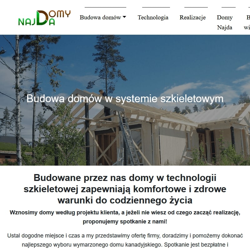 Szczecin - domy szkieletowe projekt