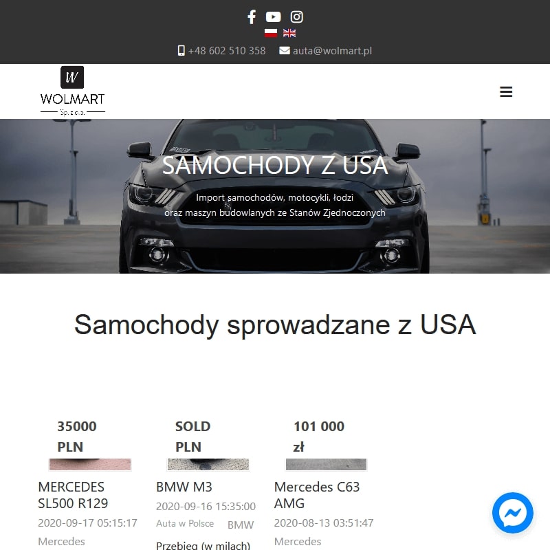 Samochody importowane z usa