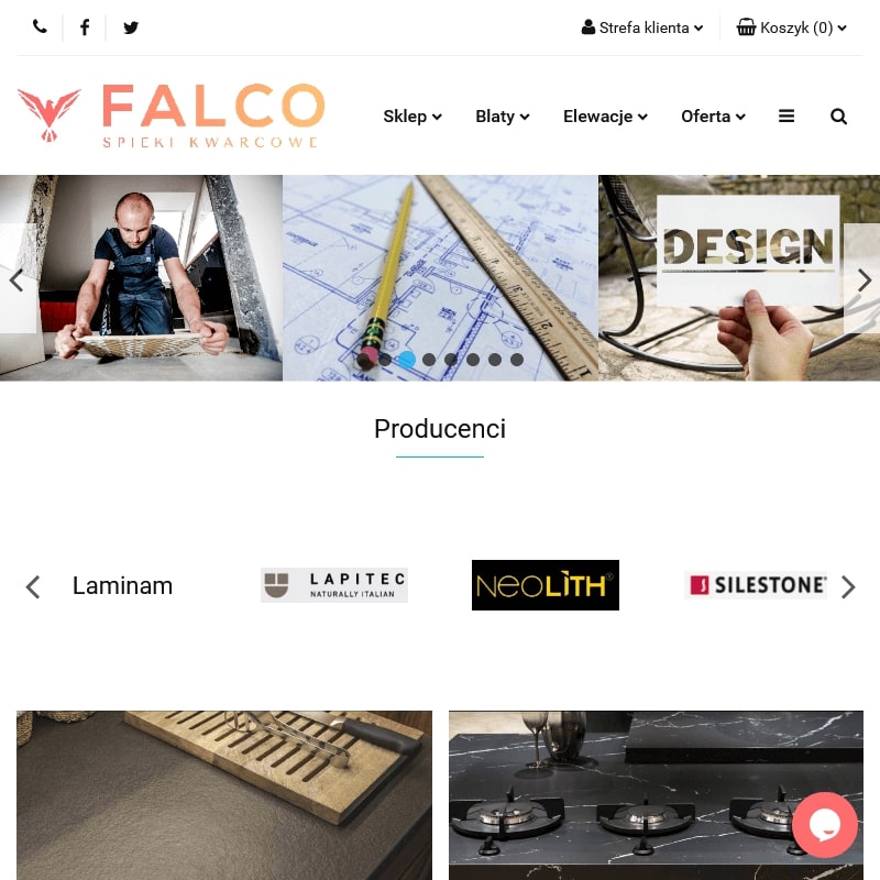 Blat ze spieku kwarcowego w Toruniu