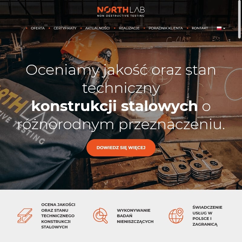 Badania ultradźwiękowe spoin w Gdyni