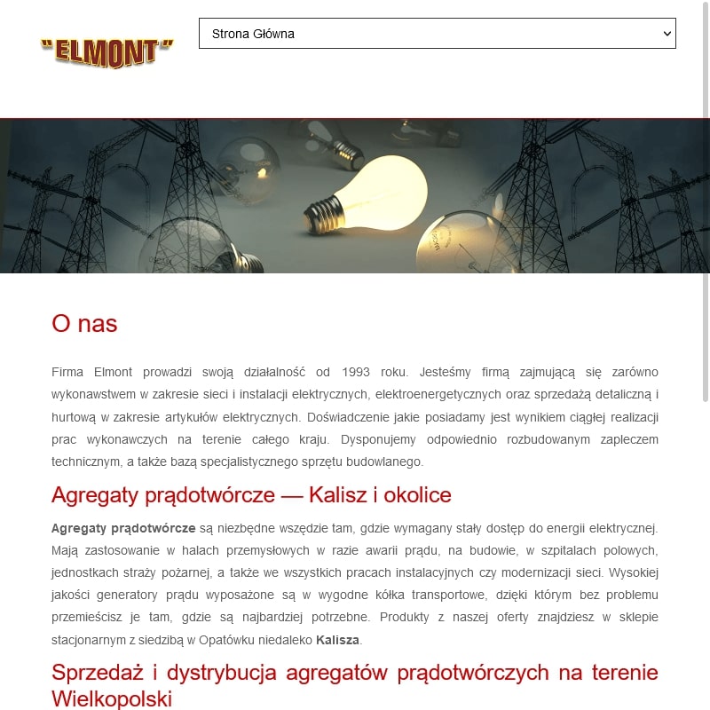 Kalisz - wynajem agregatów prądotwórczych cennik