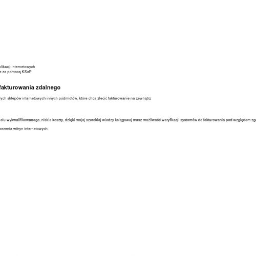 Księgowość - Bochnia