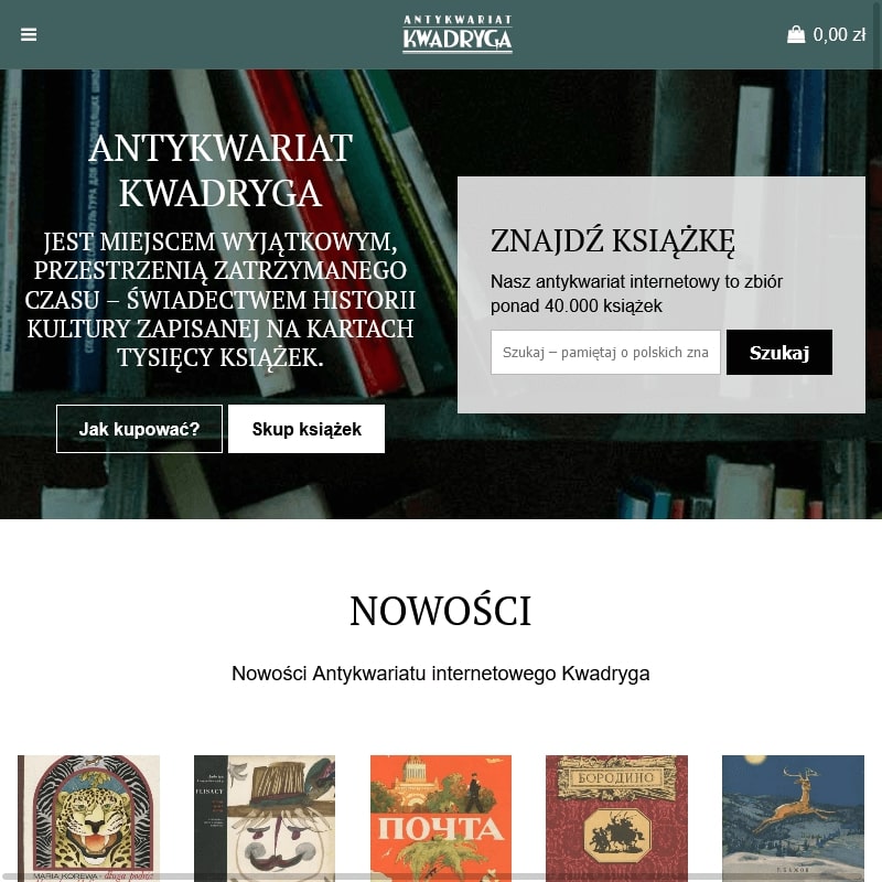 Kraków - antykwariat stare fotografie