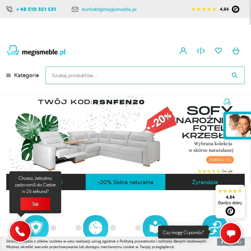 Wygodny fotel do salonu - Warszawa