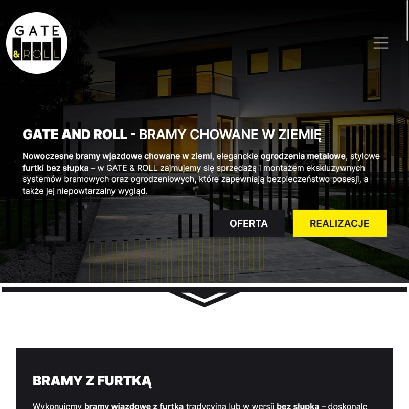 Brama przesuwna składana