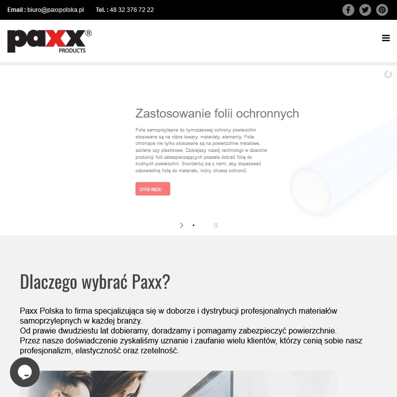 Folia ochronna samoprzylepna