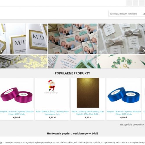 Łódź - koperty wizytówkowe