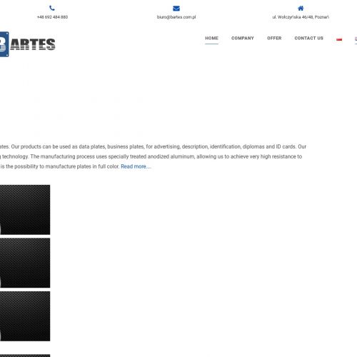 Tabliczki aluminiowe z nadrukiem w Poznaniu