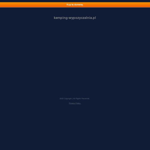 Przyczepy kempingowe do wynajecia