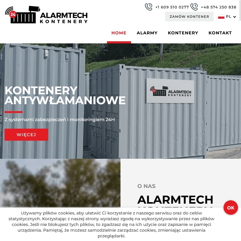 Lublin - kontener przemysłowy