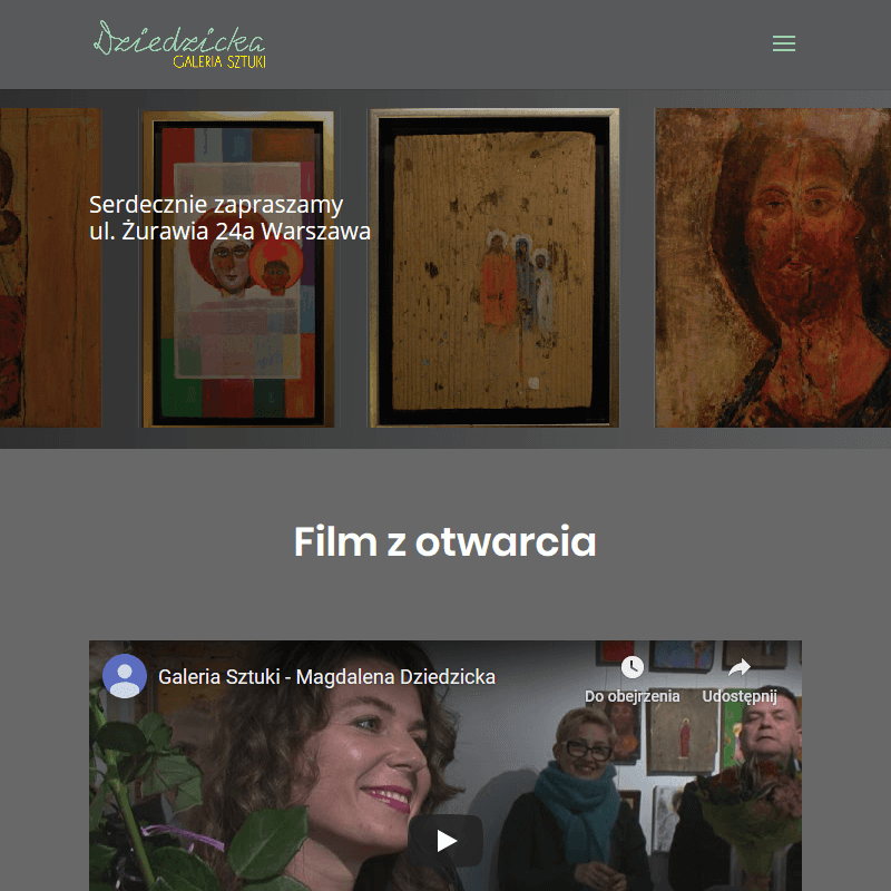 Warszawa - ikony pisane na desce