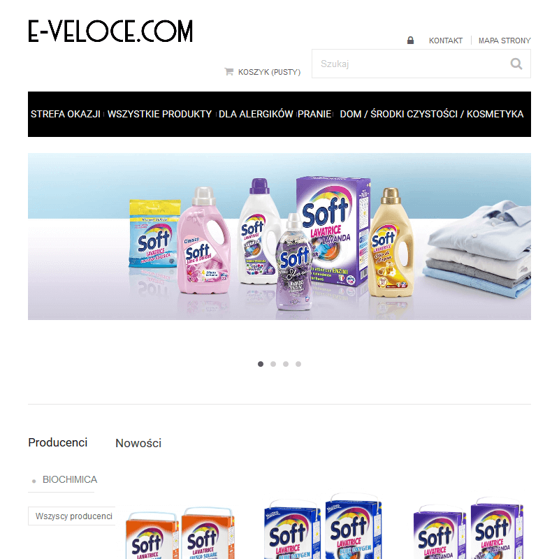 Płyn żel do płukania z włoch