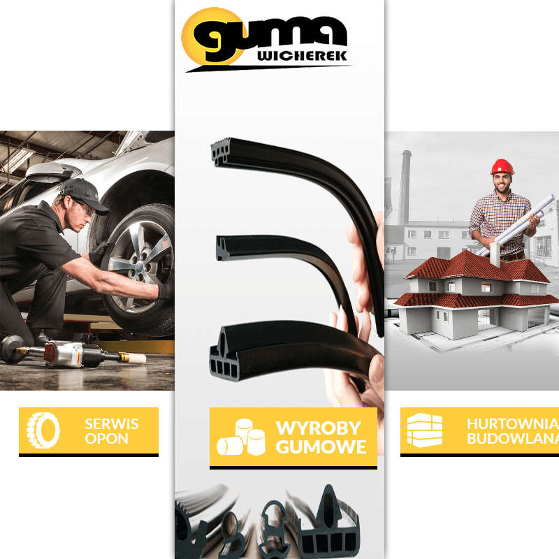 Profile z gumy porowatej