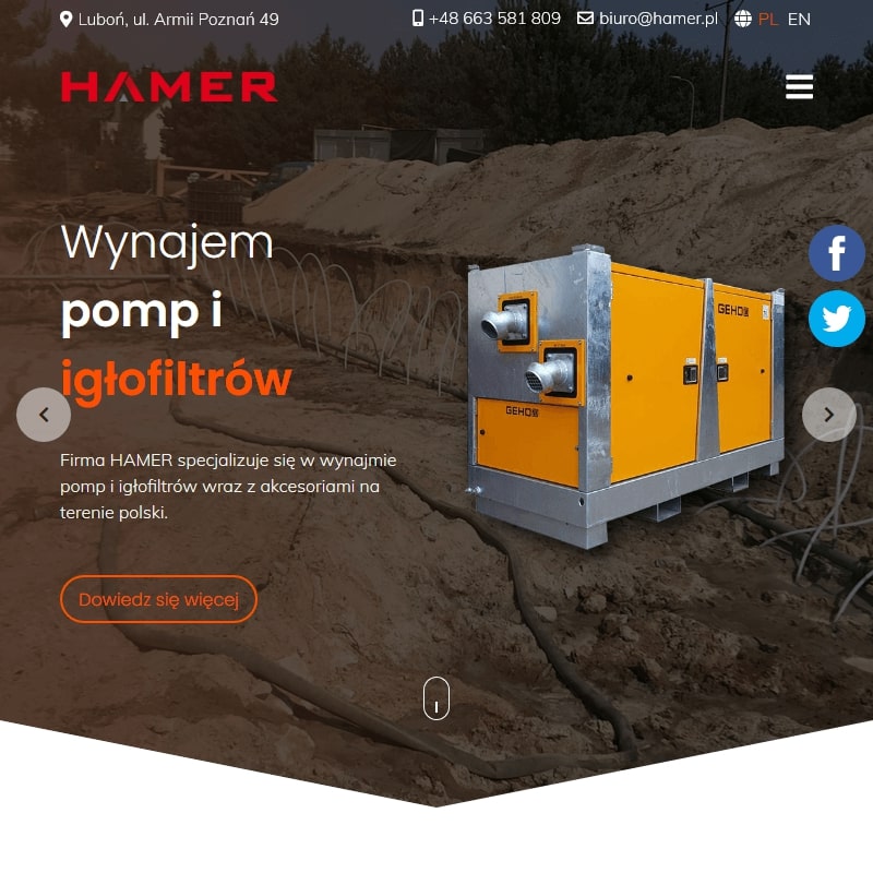 Odwadnianie igłofiltrami w Szczecinie