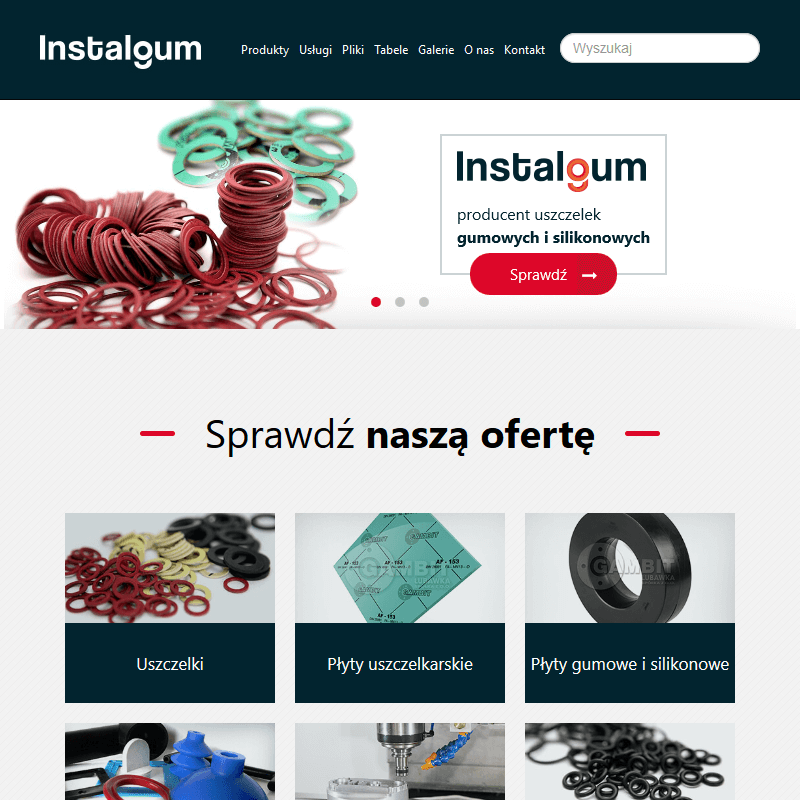 Uszczelki silikonowe okrągłe