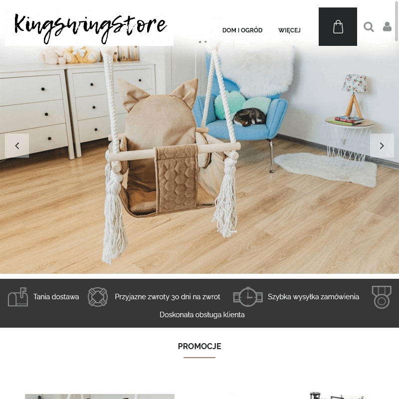 Huśtawka siedzisko kubełkowe