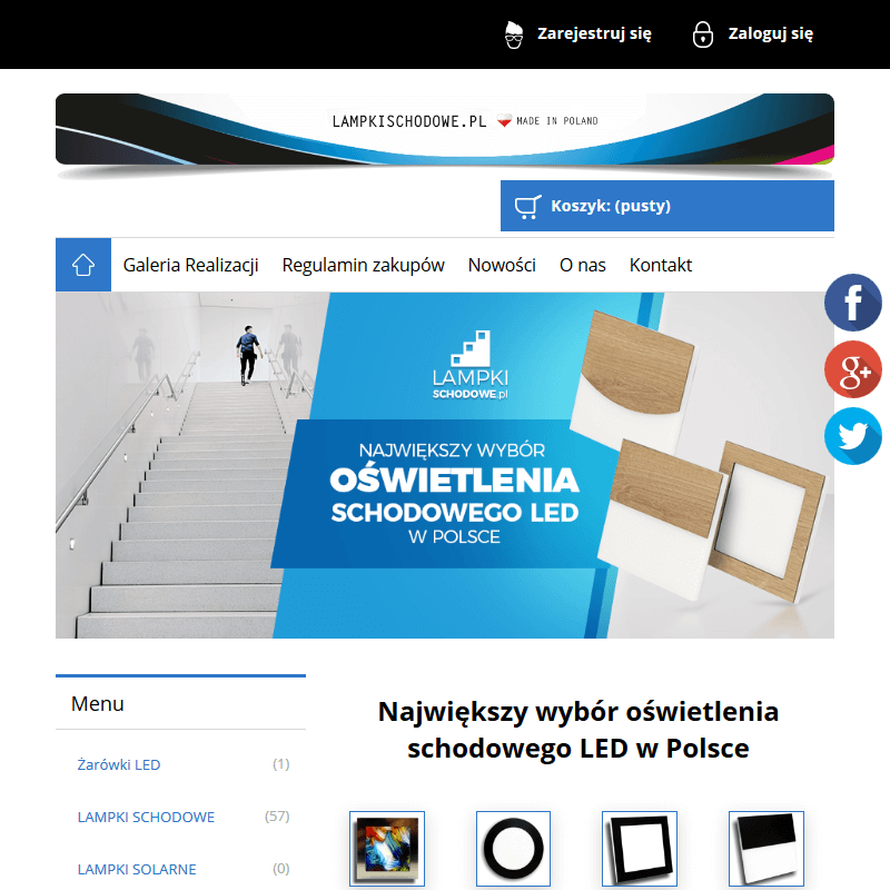 Oświetlenie led schodowe w Szczecinie