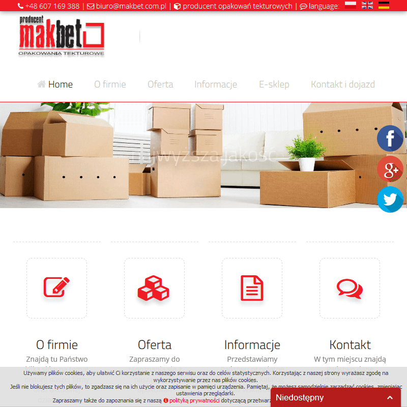 Przekładki tekturowe na palety - Kalisz