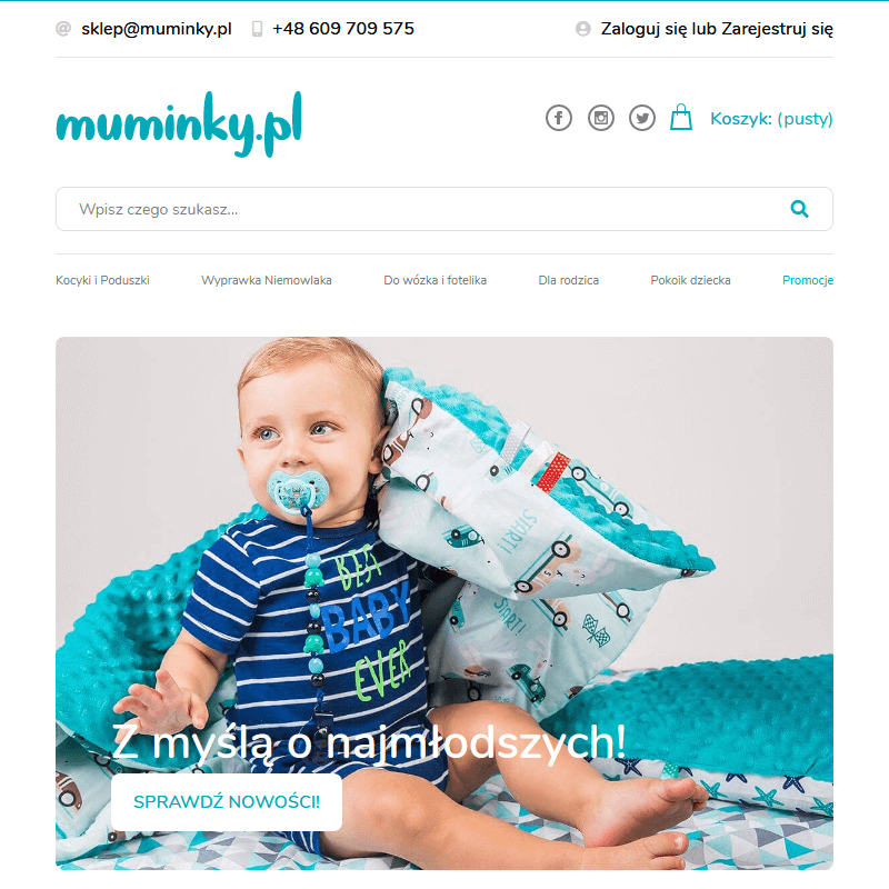 Kocyk dziany gładki