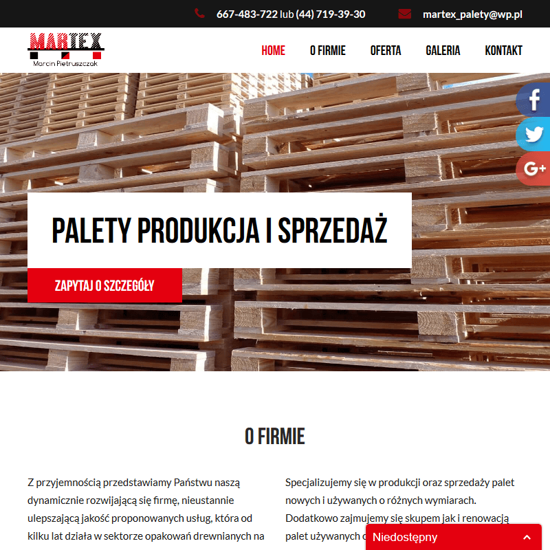Wrocław - palety sprzedaż