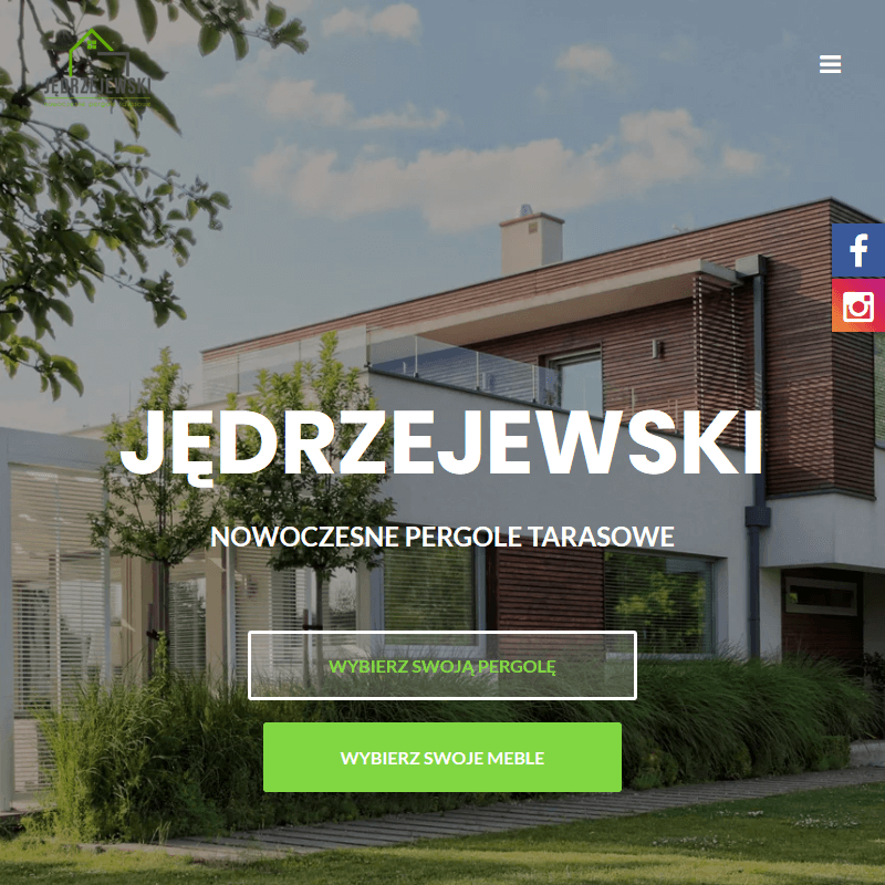 Nowoczesna pergola drewniana w Poznaniu