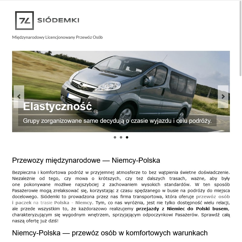 Przewoźnik paczek polska niemcy