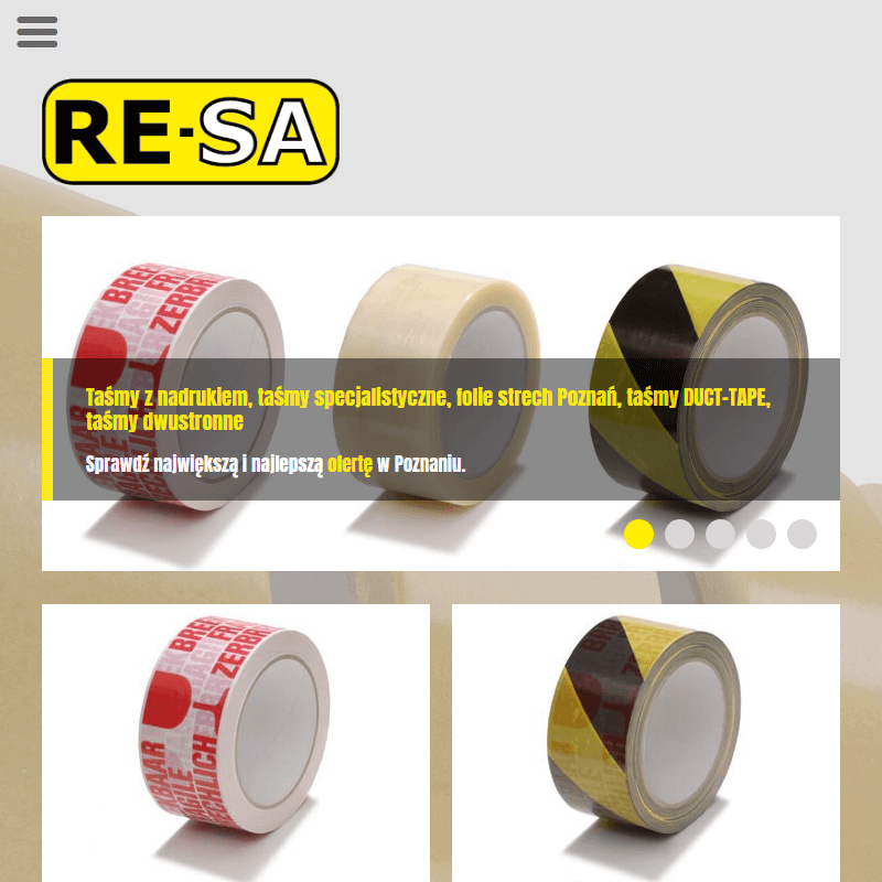 Poznań - taśmy z logo