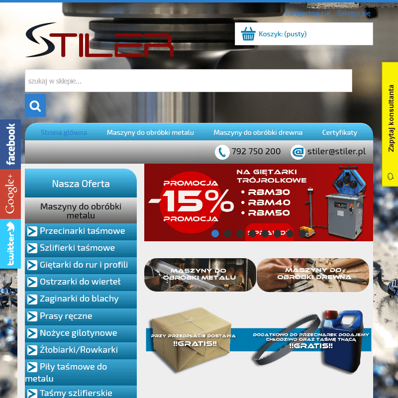 Piła taśmowa do cięcia metalu