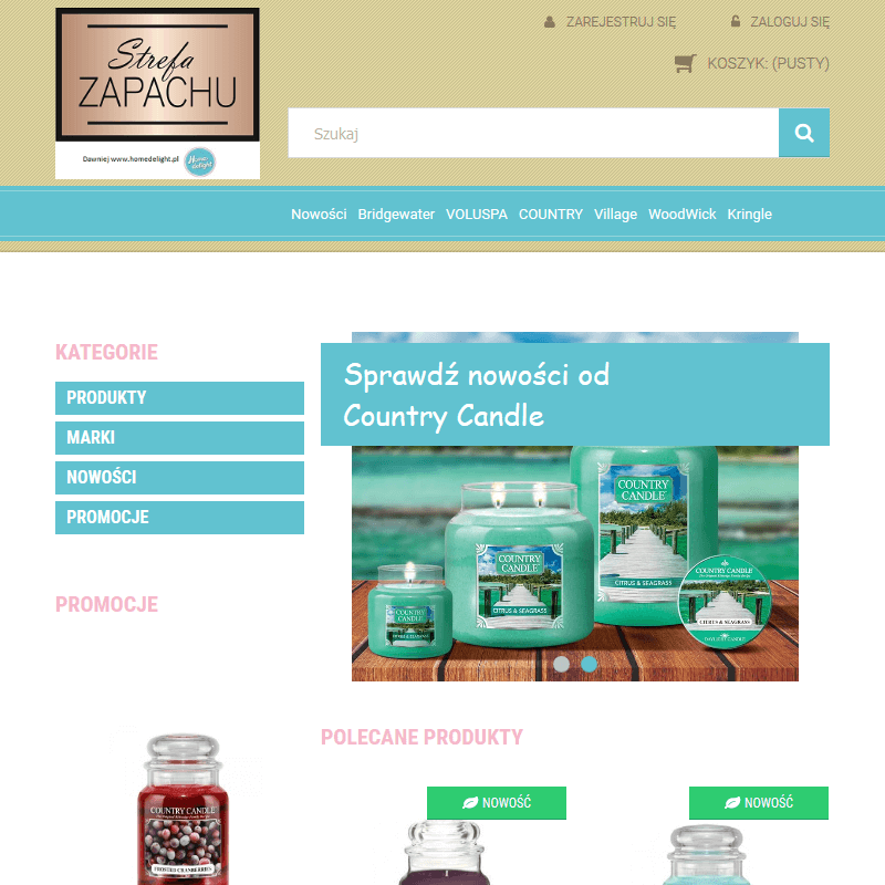 Świeczki zapachowe w słoiku - Wieluń