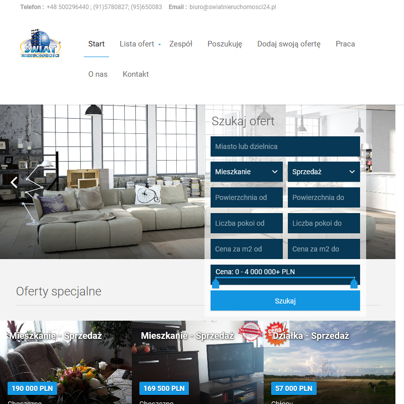 Mieszkania 2 pokojowe - Stargard