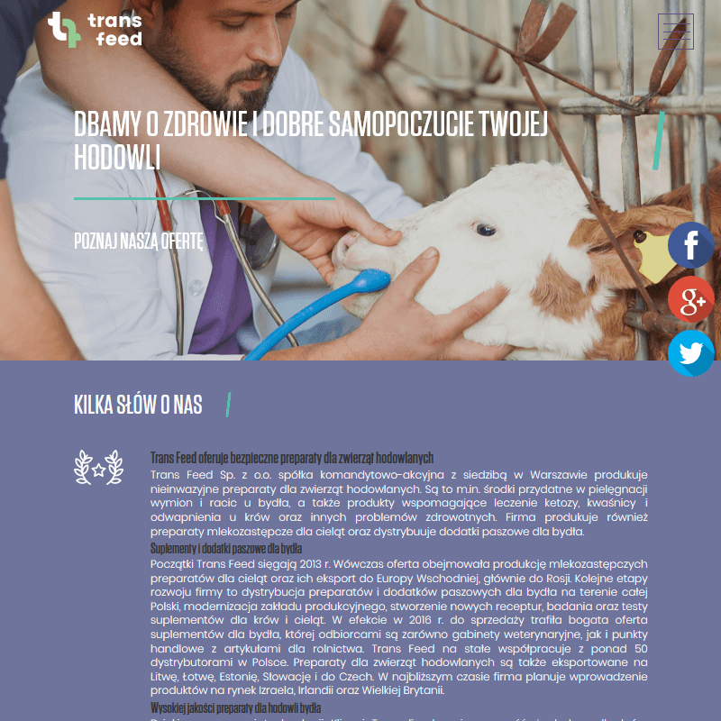 Nieinwazyjne preparaty dla zwierząt hodowlanych